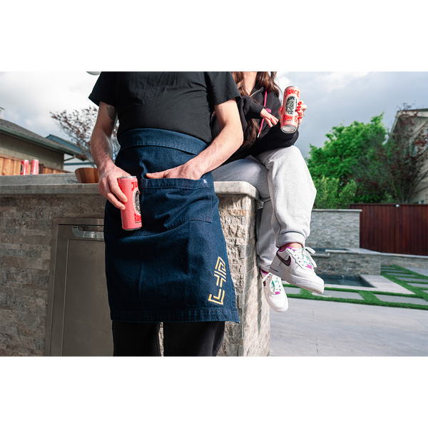 RTJ x HEDLEY & BENNETT BISTRO APRON (BLUE/GOLD) - Run The Jewels