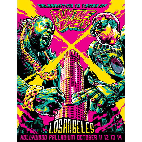 RTJX POSTER (LA) - Run The Jewels