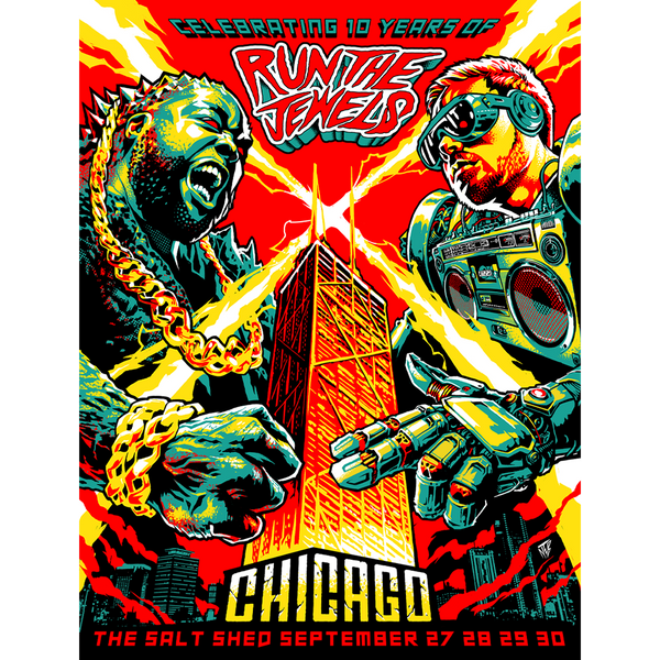 【激レア】SEVEN Jewel US盤 G-RAP Run the Jewels Autographed Giclee Prints - Run The Jewels