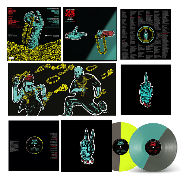 Run The Jewels - 10th Anniversary Deluxe Edition Split-Colored Vinyl 2XLP