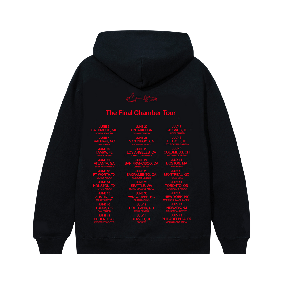 RTJ HANDS POLYGON HOODIE