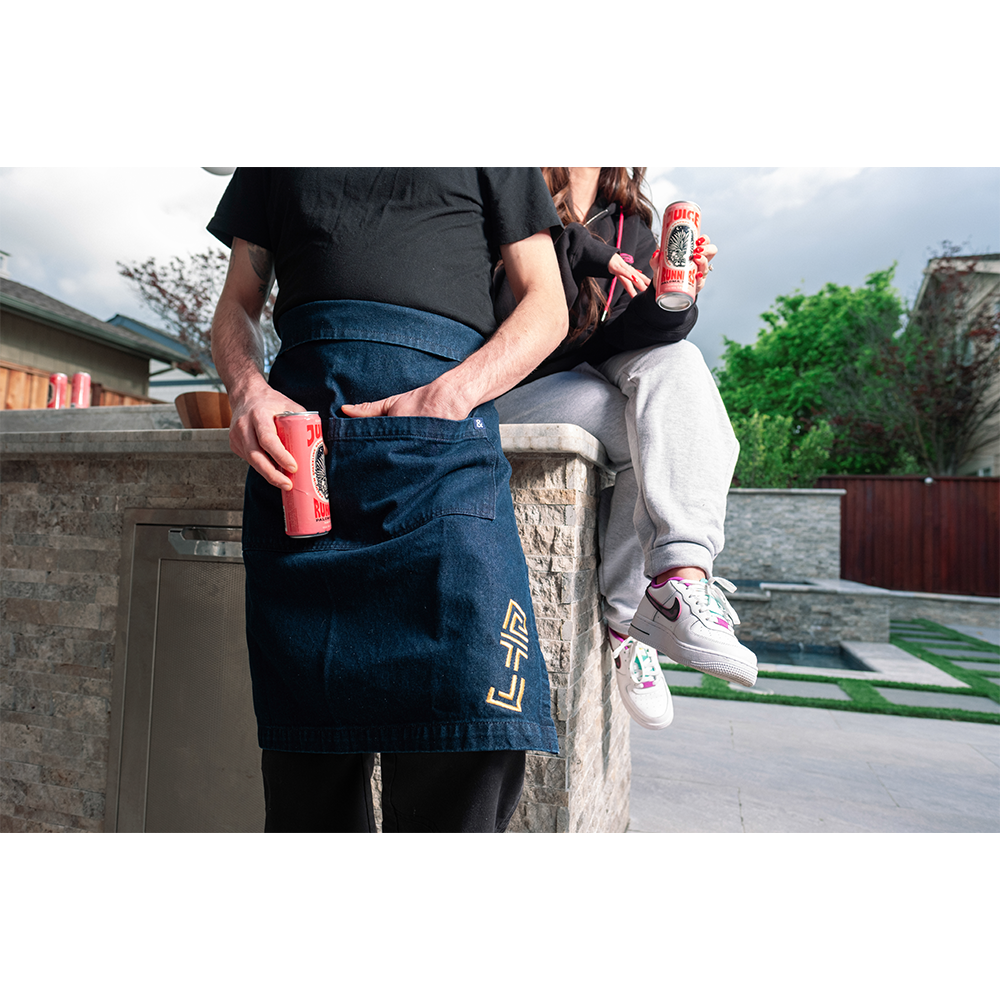 RTJ x HEDLEY & BENNETT BISTRO APRON (BLUE/GOLD) - Run The Jewels RTJ x HEDLEY & BENNETT BISTRO APRON (BLUE/GOLD) - Run The Jewels