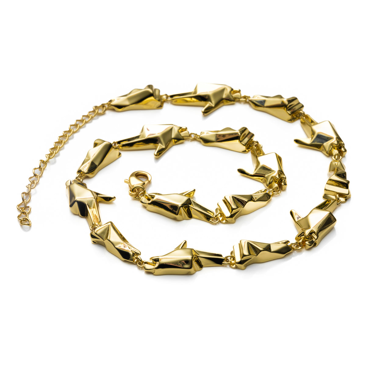 ’Stay Gold’ Pistol and Fist Bracelet