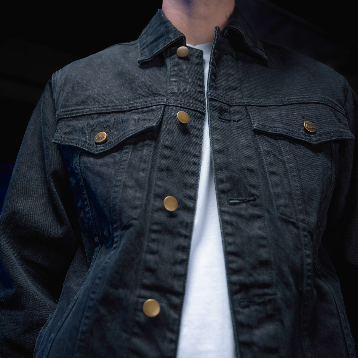 The Pistol Fist Japanese Black Denim Jacket (PRE ORDER)