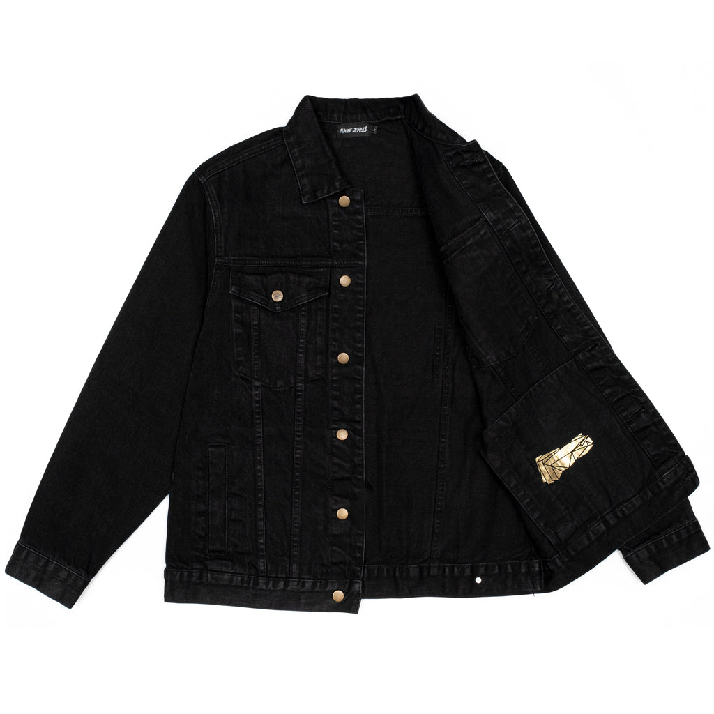 The Pistol Fist Japanese Black Denim Jacket (PRE ORDER) - Run The Jewels