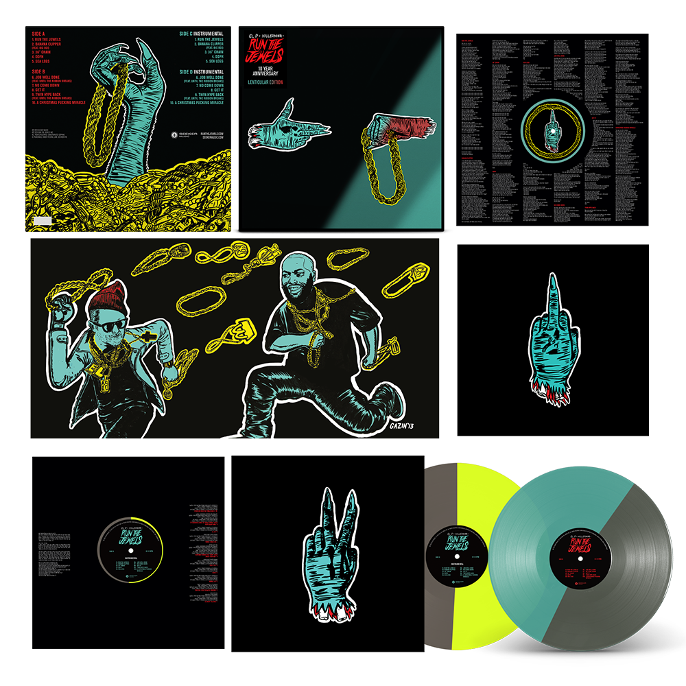 Run The Jewels - 10th Anniversary Deluxe Edition Split-Colored Vinyl 2XLP