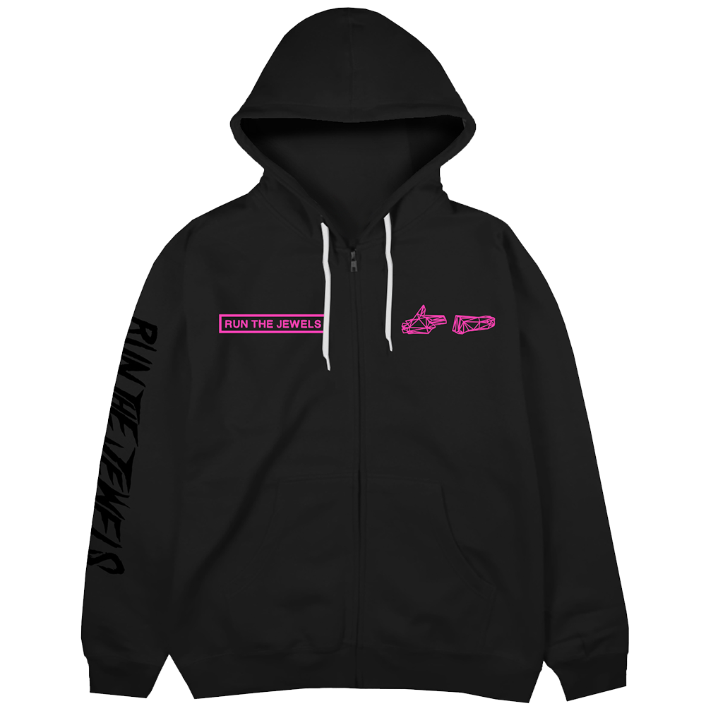 RTJ 2022 TOUR ZIP HOODIE - Run The Jewels RTJ 2022 TOUR ZIP HOODIE - Run The Jewels