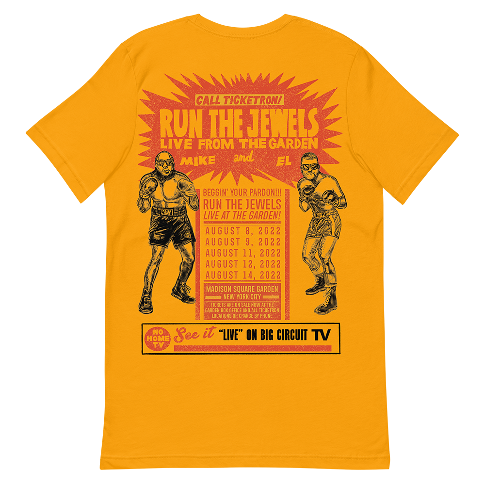 RUN THE JEWELS LIVE AT THE GARDEN TEE