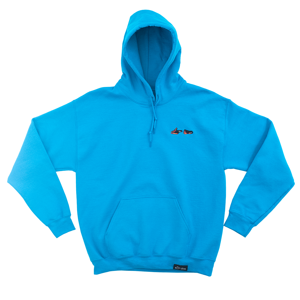 RTJ4 EMBROIDERED HOODIE (BLUE)