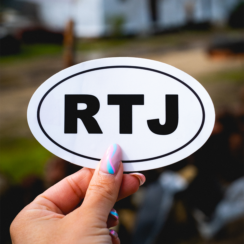 RTJ LOGO BUMPER STICKER